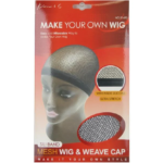 Kim & C Silicone Band Mesh Wig & Weaving Cap - Black