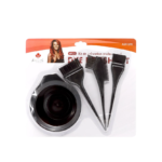 Kim & C 4pcs Dye Brush Kit (Tint Bowl & 3 Dye Brushes)