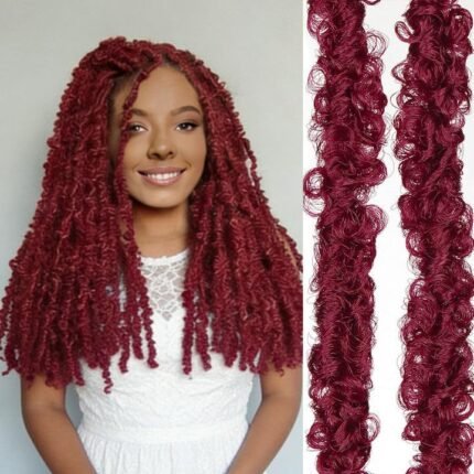 Distressed Butterfly Locs Hair (36, 100G)