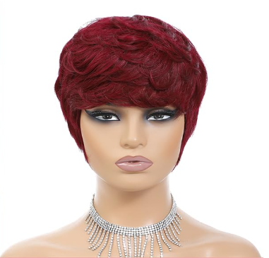 Short Pixie Cut Human Wig (90g)