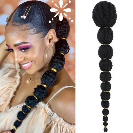 Bubble Drawstring Ponytail Hair (90g)