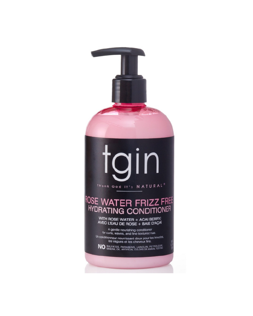 253.png TGIN Rose Water Frizz Free Hydrating Conditioner - 13 OZ - Image 1
