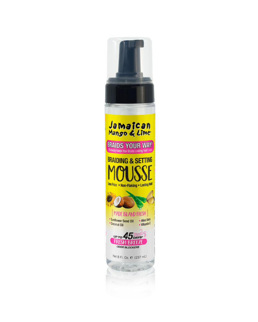 268-1.png Jamaican Mango & Lime Braids Your Way Shine & Molds Mousse - 8 OZ - Image 1