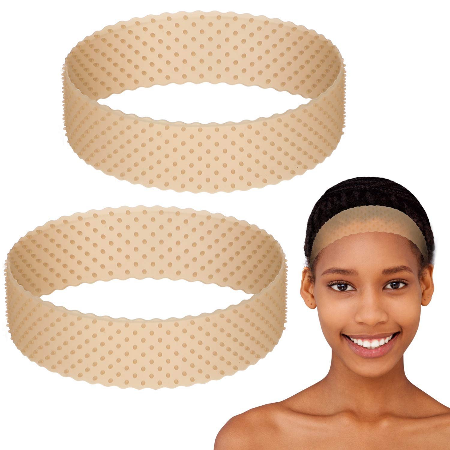 585_Silicon-Grip-Band-Headband_brown.jpg Silicon Grip Band Headband - Image 1