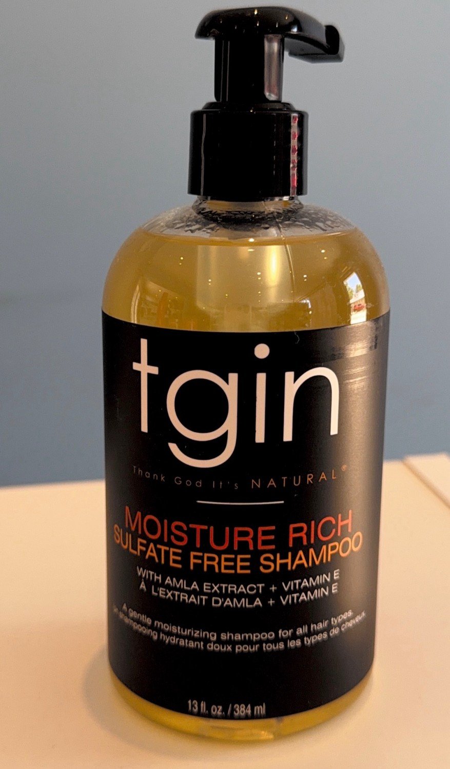 IMG_5715 TGIN MOISTURE RICH Sulfate Free Shampoo (13oz) - Image 1
