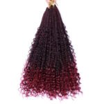 Box braids butterfrly curly 75g 18 inches