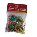 KIM & C 150pcs Large Rubber Bands (1.5inch) - Assorted